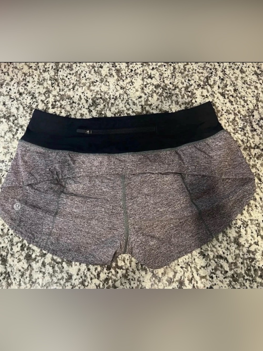Lulumon Heather Gray Athletic Shorts w
